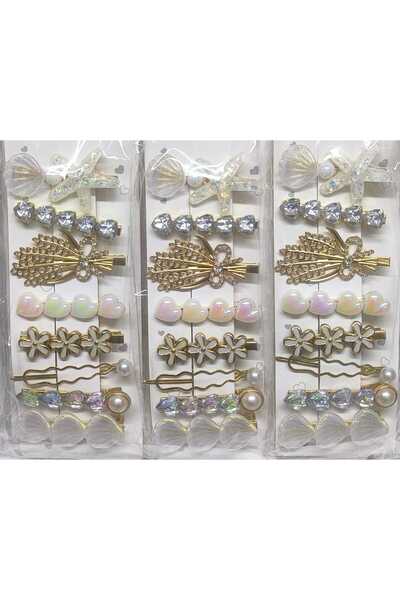 Vi Caro 8-dijelni stilski žičani kopči za kosu, poklon, elegantne kopče za ko...