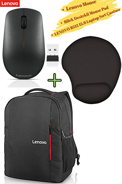 LENOVO Mouse 400, Bilek Destekli MousePad, B515 Laptop Sırt Çantası Notebook ...