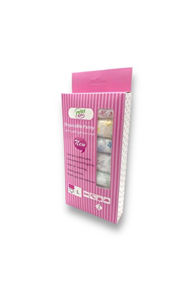 Pure Life Cosmetics ملابس داخلية نسائية للاستخدام مرة واحدة من Pure Life مقاس L - ملابس داخلية ناعمة ومريحة وآمنة للاستخدام مرة واحدة