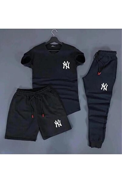 Eşofmancım Ανδρικό σετ ελαφρύ τριών τεμαχίων με τύπωμα σετ επάνω και κάτω