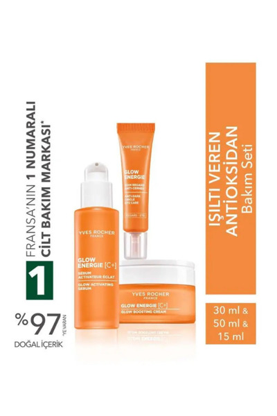 Yves Rocher Işıltı Veren Yoğun Antioksidan Etkili Cilt Bakım Seti