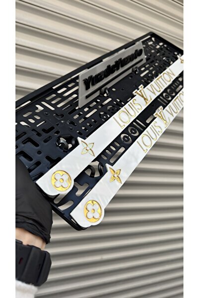 3M Özel Lazer Kesim Pleksi Plakalık 2 Adet Louıs Vuıtton Uyumlu