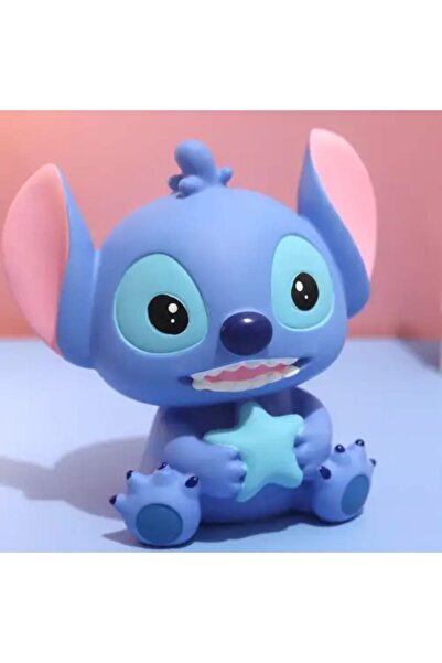 oyuncakçı savaş & europe shop Stitch Figür Kumbara Şeklinde Masa Üstü Dekoras...