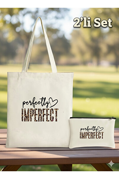 Boom town bez canta - Kalemlik takım 2li set