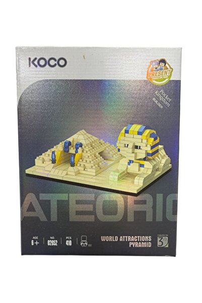 G-TUĞ OUTLET KOCO 410 PARÇA MISIR PİRAMDİ Yapı Oyuncak