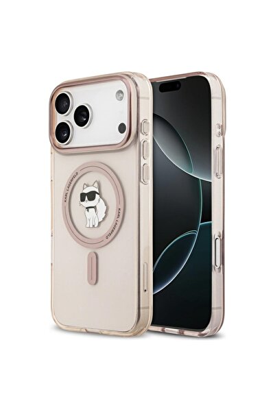 Karl Lagerfeld Carcasă pentru iPhone 17 Pro Max, IML Glitter cu logo-ul K&C H...