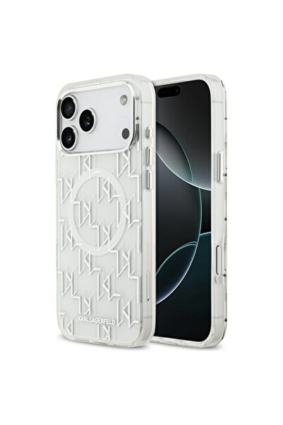 Karl Lagerfeld Carcasă pentru iPhone 17 Pro Max, IML Glitter cu logo-ul K&C H...