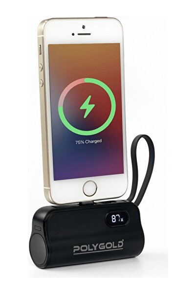 DigiMonster K13 | 5000MAH Taşınabilir Powerbank | Usb, Type-C, Lightning Uyum...