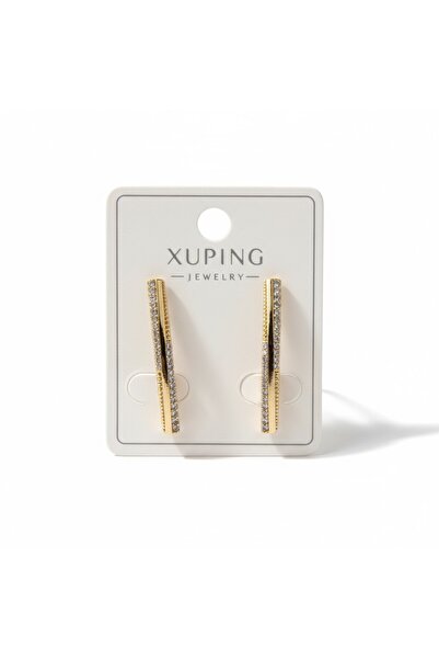 MODA xuping şerit taşlı küpe