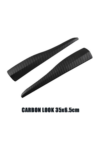 Choice Big-carbon Black Car Front Rear Bumper Corner Protector Guard Car Anti...