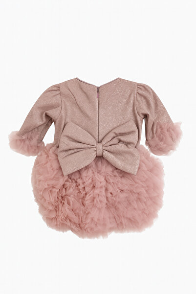 2kids2mom Uzun Kollu Kabarık Tüllü Tütülü - Princess Elbise ,Doğum Günü ,Özel Gün Elbisesi