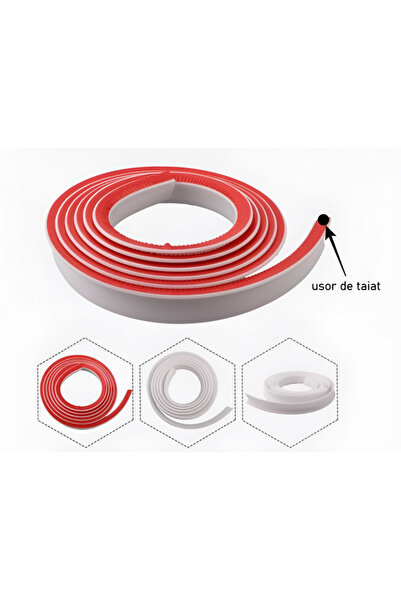 esimplu Prag de dus autoadeziv, flexibil, cabina de dus, rezistent la mucegai...