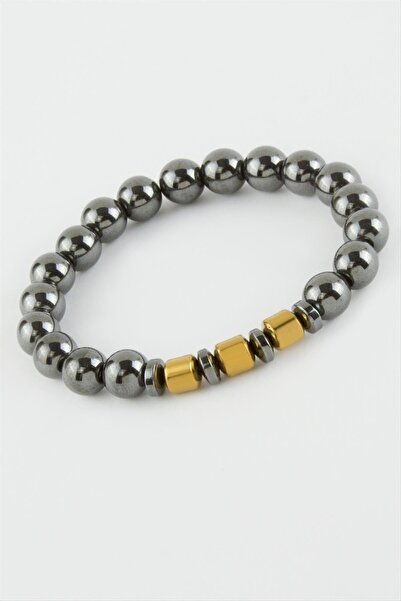 makay سوار من حجر الهيماتيت الطبيعي