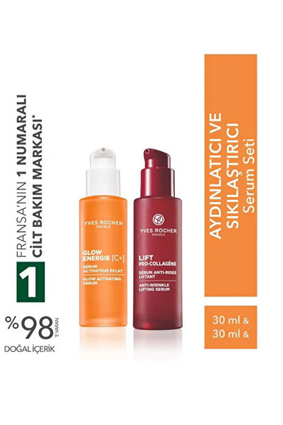 Yves Rocher Aydınlatıcı Etkili ve Cilt Sıkılaştırıcı Bakım Serum Seti