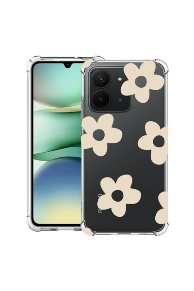 bestcase Carcasă antișoc pentru Xiaomi Redmi 15C 4G (171 mm), Retro Daisy, 20...