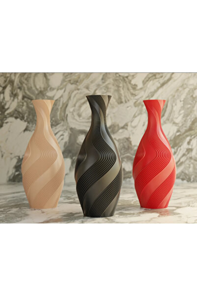 POLAT 3D BASKI ATÖLYESİ VAZO ÇEŞİTLERİ <|BİBLO|SAKSI|HEDİYELİK|> 14 CM YÜKSEKLİK