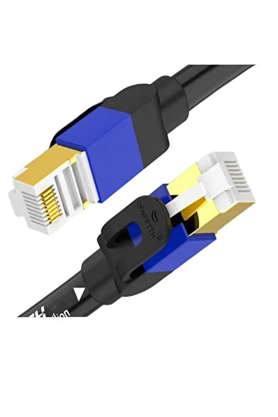 OEM CAT7 ethernet cable, 2 m long, nylon, blue