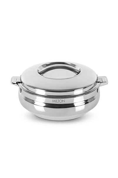 Generic MILTON Sphere 1500 Stainless Steel Casserole, 1.69 Litre, Silver | Double Walled | PU Insulated | H