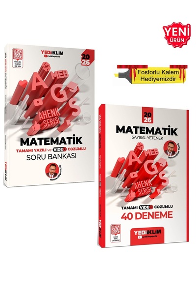 Yediiklim Yayınları 2026 - MEB AGS Matematik Sayısal Yetenek Tamamı Yazılı Ve...