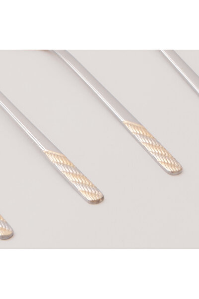 Pentola stainless steel tea spoon set 6pcs with mirror polish 2.5mm