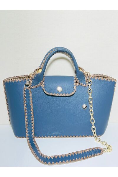 Marinca Long Hakiki gerçek Deri 32x20x8 omuz kol çantası