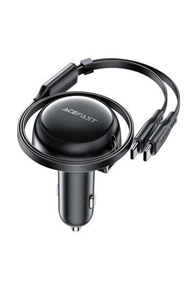 Acefast شاحن سيارة سريع الشحن B13 - 53 واط مع كابل 2 في 1