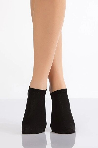 Alıç 12 perechi de șosete negre plate pentru femei