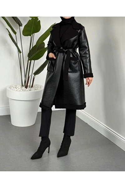 TESETTÜR AKBAŞ Ribana İçi Kürklü Suni Deri Kaban