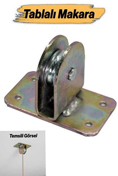 Badem10 Bayrak Makarası Tablalı Paslanmaz Çelik Dayanıklı Halat Sistemli Kolay Kurulum Bayrak Askı Makinası