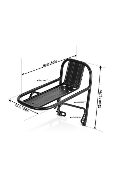 SARİSSA BİSİKLET Bisiklet Ön Raf Alüminyum Alaşımlı Dağ Bisikleti Kargo Bagaj...