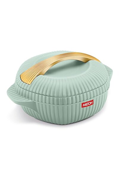 Generic MILTON Oyster 2500 PU Insulated Casserole, 2190 ml, Light Green/Royal Blue, Assorted Colors, BPA Fr
