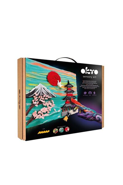 OKTO Set pictura 3D cu argila usoara, 30*40cm - Japan