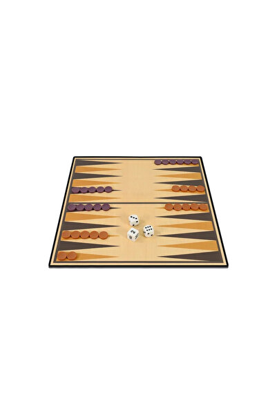 Ambassador لعبة الطاولة الكلاسيكية ST2104 - مجموعة ألعاب قابلة للطي مع نرد ود...