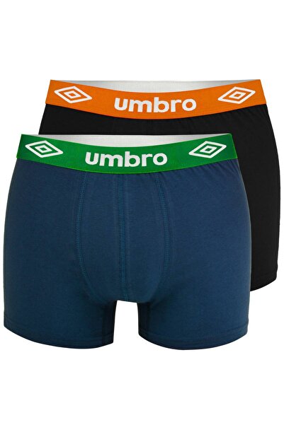 UMBRO Men's Cotton Boxers, Logo, Multicolor, set of 6 pieces.