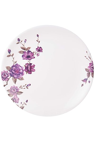 Generic DINEWELL MELAMINE BLOSSOM SIDE PLATE, 7.5 INCH, WHITE, DWHP3090BL, 1 PC