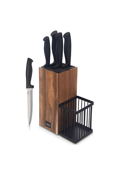Vilde Set of 5 knives with BLACK holder included