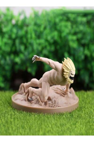 Fun Moment Titan Figure From The Anime Series "Attack on Titan"
