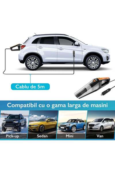 Techone Aspirator auto portabil Vaccu Pro