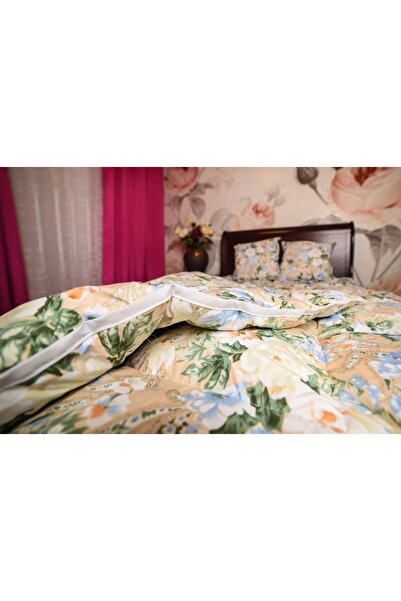 Pernador Duvet with 15% goose down and feather, 140x200 cm, Blue flowers