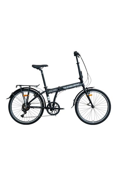 Kron FD 750 - 24'' - 7 VİTES - V.B - MAT SİYAH - BEYAZ #KRN25-144