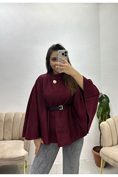 GİMSEY Gold Düğme Kemerli Panço