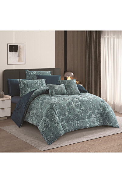 HOURS Horse Winter Bedspread, Fur and Velvet, Heavy Fill, Suitable for Single Bed Size 120 x 200 cm, 4 Pieces, 250 Stitches
