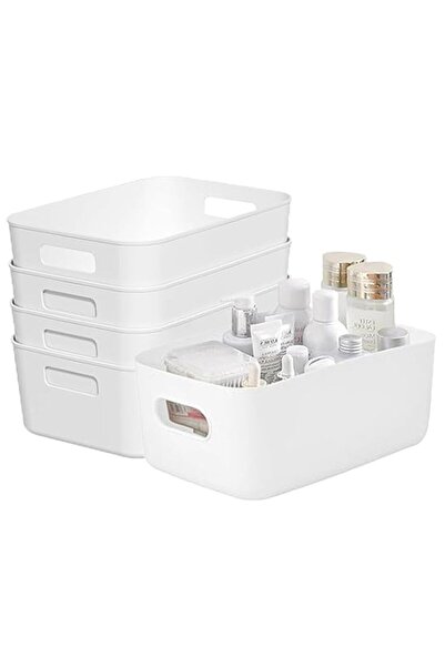 Generic Storage Basket 5 pcs Cupboard Organiser Cupboard Storage Boxes With H...