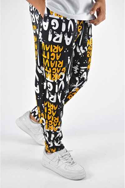Superbluemexico Unisex Casual Digital Printed Sweatpants