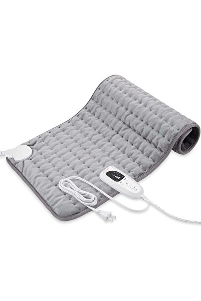 Horigen Pătură Electrică Horigen® Heaty PRO, 120W, 6 Niveluri, Timer, Auto Off, Umed/Uscat, 40×76 cm, Gri