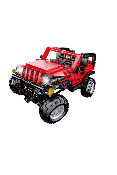 TSUMAB Off-Road Jeep Building Block Set – DIY Assembly Toy Car for Kids and A...