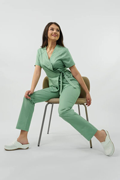 Masstex Vicky Medical Blouse – Kimono with Side Drawstring