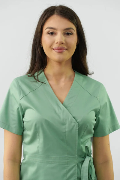 Masstex Vicky Medical Blouse – Kimono with Side Drawstring