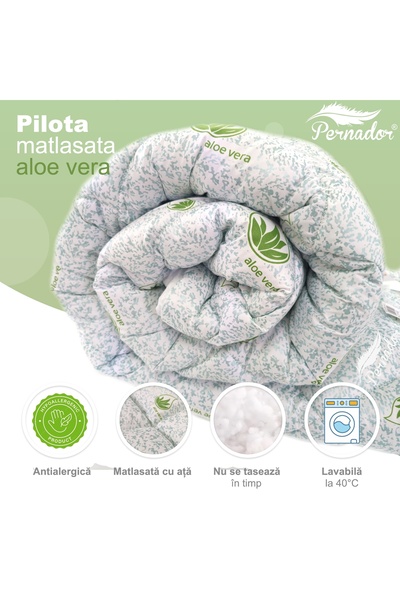 Pernador Aloe Vera winter duvet, filling 400 g/m², quilted, warm, 120cm x 200cm