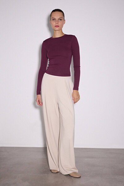 BABOKAH x Ngulincetin Bisiklet Yaka Uzun Kol Üst